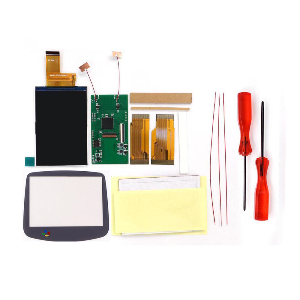Lcd Screen Arcade - Kit d'écran LCD rétroéclairé GBA V5