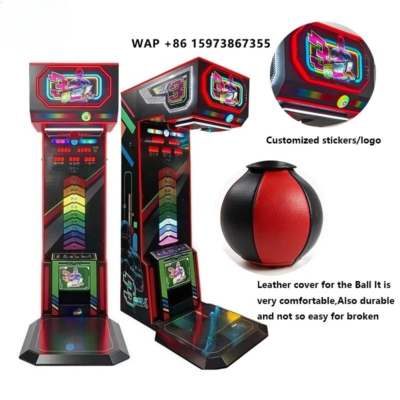 Arcade Games & Vending Co - Machine de simulation de boxe électronique,