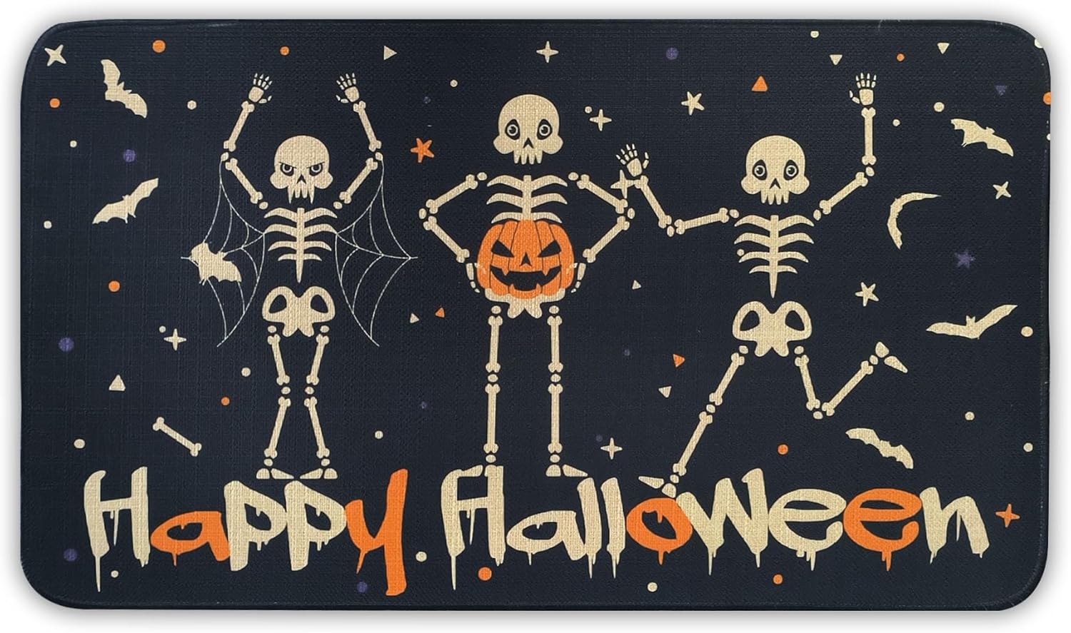 Dance Pad Machine - Paillasson Halloween avec squelettes dansants, décoration