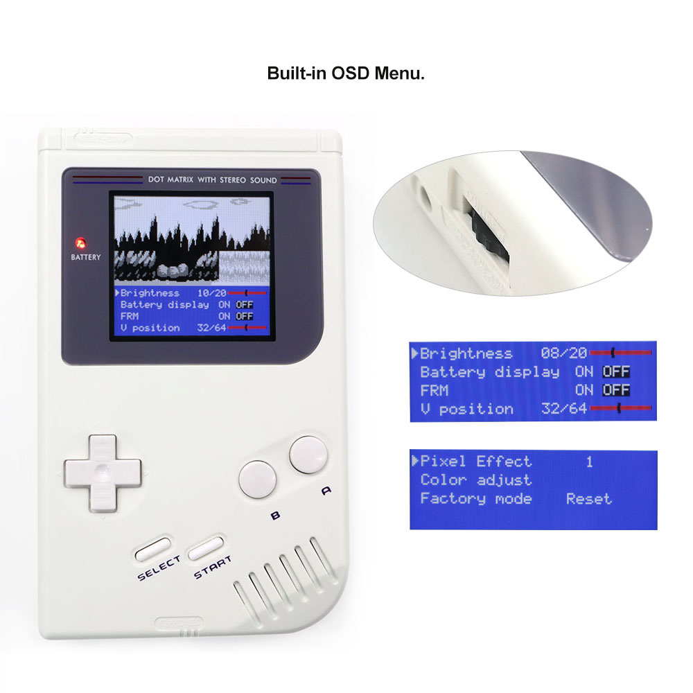 Pour Game Boy DMG GB DMG V5, k - Lcd Screen Arcade avis et prix