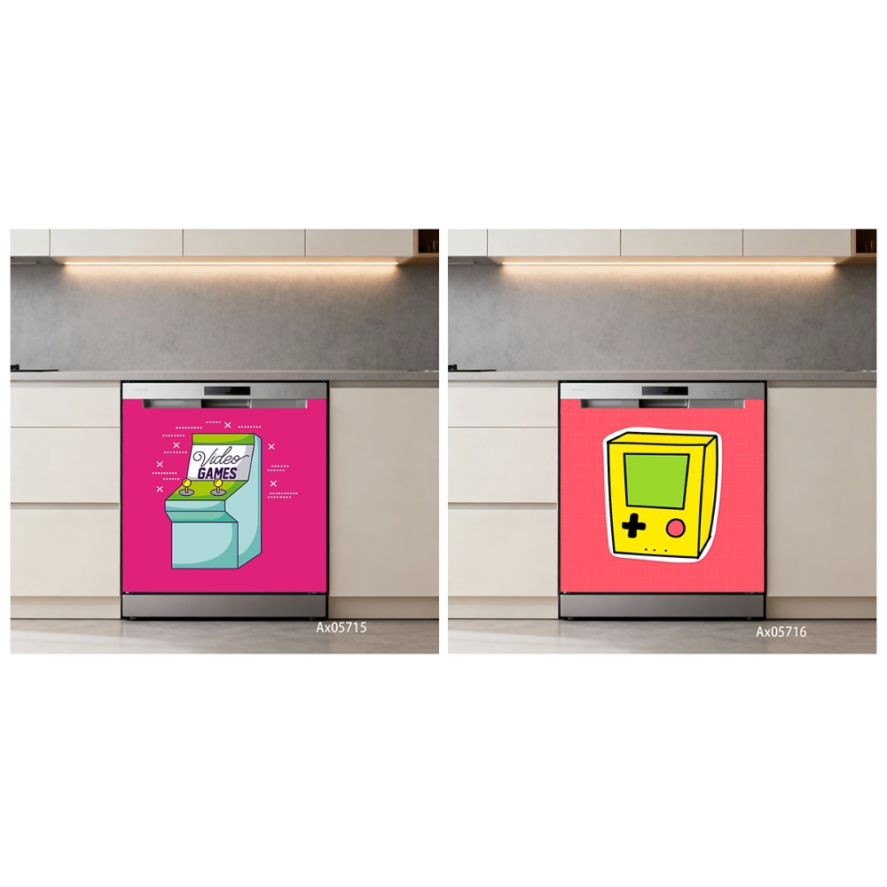 Autocollant de porte de lave-v - Arcade Vibes avis et prix